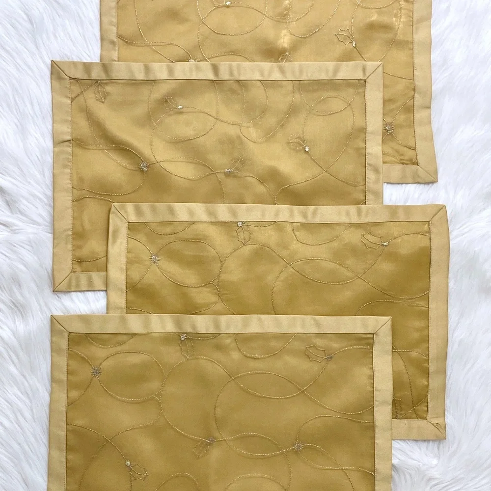 5 Piece Gold Table Set